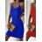 Women's Strapless Summer Dress (S/M ONE SIZE) ITALIAN FASHION IMWB23092