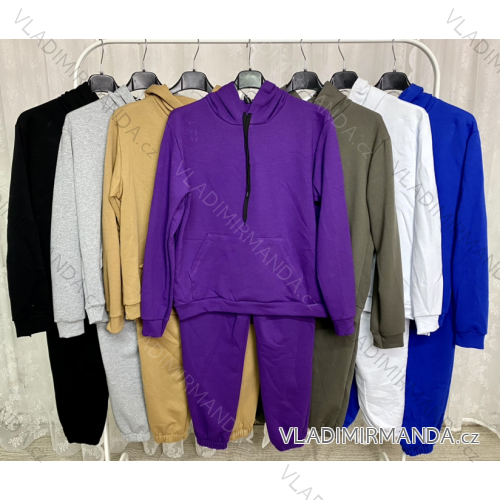 Women's long sleeve long tracksuit and hoodie set (S/M ONE SIZE) ITALIAN FASHION IMPLP2335890016