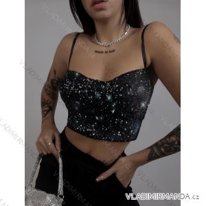 Women's strappy crop top (S/M ONE SIZE) ITALIAN FASHION IMPLP2332611065