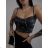 Women's strappy crop top (S/M ONE SIZE) ITALIAN FASHION IMPLP2332611065