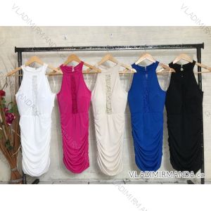 Women's Elegant Sleeveless Dress (S/M ONE SIZE) ITALIAN FASHION IMPGM2323365