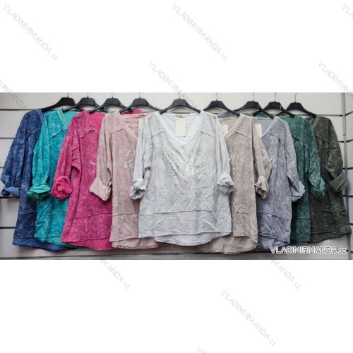 T-shirt carmen long sleeve women (S / M ONE SIZE) ITALIAN FASHION IMWP21u3552