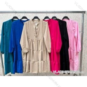 Buttoned Dress with Buttoned Ladies (uni s-m) ITALIAN FASHION IM2203948
