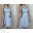 Women's Elegant Sleeveless Dress (S/M ONE SIZE) ITALIAN FASHION IMPBB232158kt