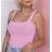 Women's Strapless Crop Top (S/M ONE SIZE) ITALIAN FASHION IMPBB24Y20267