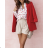 Long sleeve jacket (one size) ITALIAN MODA IMC17324 red S