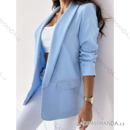 Long sleeve jacket (one size) ITALIAN MODA IMC17324 Light blue S