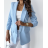 Long sleeve jacket (one size) ITALIAN MODA IMC17324 Light blue S