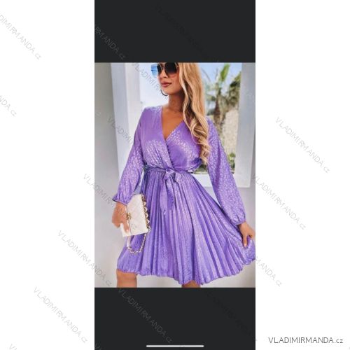 Women's Elegant Long Sleeve Dress (S/M ONE SIZE) ITALIAN FASHION IMPGM2310644