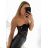 Women's Strapless Lace Bodysuit (S/M ONE SIZE) ITALIAN FASHION IMPGM239028