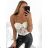 Women's Strapless Lace Bodysuit (S/M ONE SIZE) ITALIAN FASHION IMPGM239028