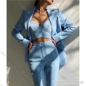 Women's Elegant Pants, Jacket and Top Set (S-XL) ITALIAN FASHION IMPGM233790-02