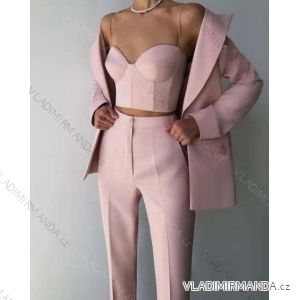 Women's Elegant Pants, Jacket and Top Set (S-XL) ITALIAN FASHION IMPGM233790-03