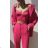 Women's elegant pants, jacket and top set (S-XL) ITALIAN FASHION IMPGM233790-06 beige XL