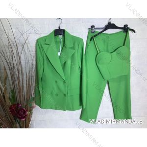 Women's Elegant Pants, Jacket and Top Set (S-XL) ITALIAN FASHION IMPGM233790-08