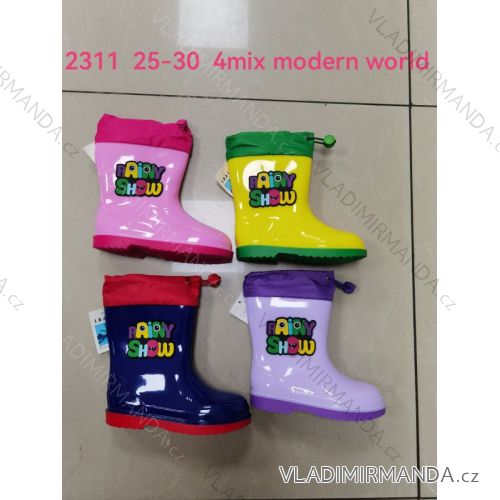 Rubber boots for children's girls and boys (25-30) MODERN WORLD OBMW232311