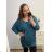 Women's Plus Size Long Sleeve Dress (L/XL/2XL ONE SIZE) ITALIAN FASHION IM4221260