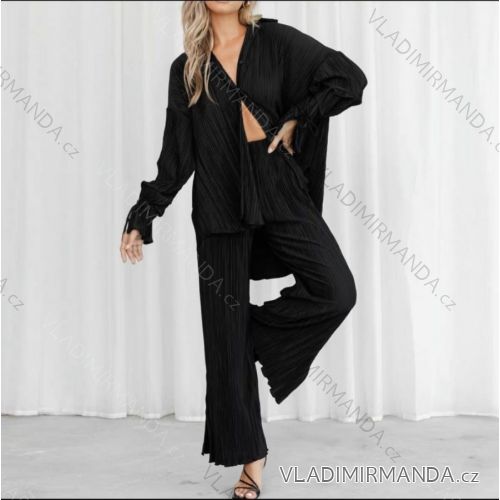 Šaty letní na ramínka dámské (S/M ONE SIZE) ITALSKÁ MÓDA IMPBB22B21841 black L