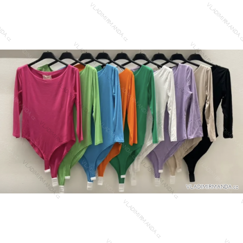 Women's long sleeve bodysuit (S/M ONE SIZE) ITALIAN FASHION IMPDY23LS17100