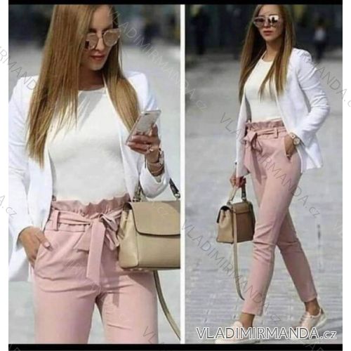 Women's Elegant Belt Long Sleeve Dress (S/M ONE SIZE) ITALIAN FASHION IMM23UN6139
