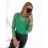 Women's elegant long sleeve T-shirt (S/M ONE SIZE) ITALIAN FASHION IMM23FS33019