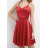 Women's elegant evening dress with straps (S/M ONE SIZE) ITALIAN FASHION IMPSH235258