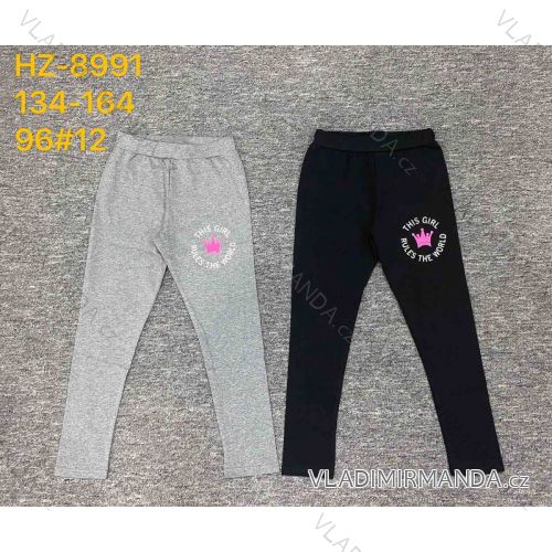 Girls' long leggings (134-146) ACTIVE SPORT ACT23HZ-8991