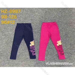 Girls' long leggings (98-128) ACTIVE SPORT ACT22HZ-8888