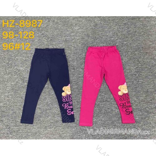 Girls' long leggings (98-128) ACTIVE SPORT ACT22HZ-8888