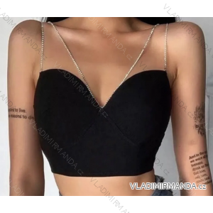 Women's Strappy Top/Croptop (S/M ONE SIZE) ITALIAN FASHION IMPLP2339880090