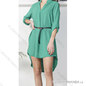 Women's Long Sleeve Tunic/Belt Dress (S/M ONE SIZE) ITALIAN FASHION IMPLP2332970075