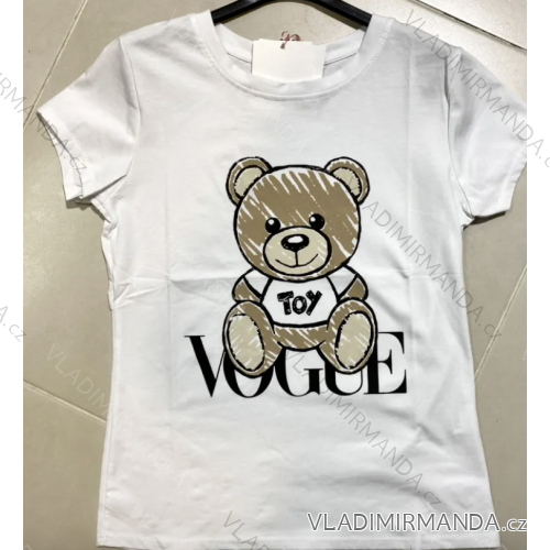 Women's Short Sleeve T-Shirt VOGUE (S/M ONE SIZE) ITALIAN FASHION IMPLP2313911065