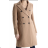 Women's Autumn Leather Long Sleeve Coat (S/M ONE SIZE) ITALIAN FASHION IMPLM2255500