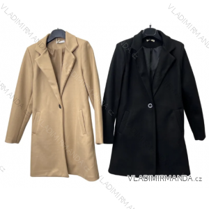 Women's Autumn Leather Long Sleeve Coat (S/M ONE SIZE) ITALIAN FASHION IMPLM2255500