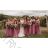 Women's Dress Long Straps Variable Tie (S/M/L/XL ONE SIZE) ITALIAN FASHION IMM223000HG - Fuchsia Pink - S/M