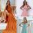 Women's Dress Long Straps Variable Tie (S/M/L/XL ONE SIZE) ITALIAN FASHION IMM223000HG - Fuchsia Pink - S/M