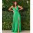 Women's Dress Long Straps Variable Tie (S/M/L/XL ONE SIZE) ITALIAN FASHION IMM223000HG - Fuchsia Pink - S/M