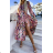 Women's Long Summer Long Sleeve Dress (S/M ONE SIZE) ITALIAN FASHION IMPGM2323111