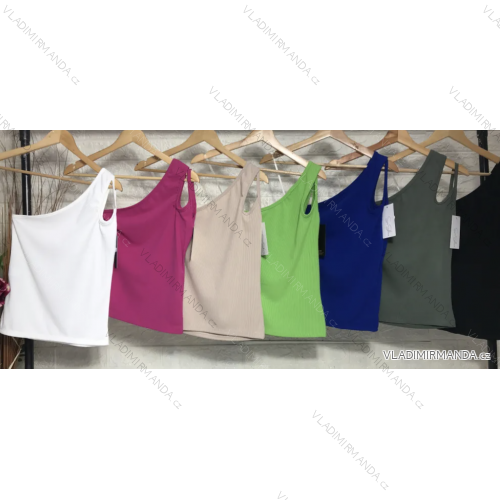 Women's Sleeveless Tank Top/Croptop (S/M ONE SIZE) ITALIAN FASHION IMPGM2310036