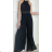 Women's Sleeveless Long Jumpsuit (S/M ONE SIZE) ITALIAN FASHION IMPBB23008s