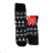 Merry Christmas Men's Socks (42-46) POLISH FASHION DPP21439 Black