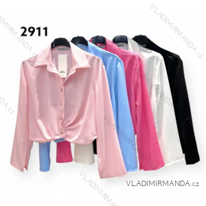 Women's Elegant Long Sleeve Blouse (S/M ONE SIZE) ITALIAN FASHION IMM23MS53757