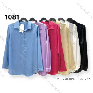 Women's Elegant Long Sleeve Blouse (S/M ONE SIZE) ITALIAN FASHION IMM23MS53757