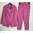 Women's long sleeve pants and jacket set (S-XL) ITALIAN FASHION IMPGM237879-2 pink L