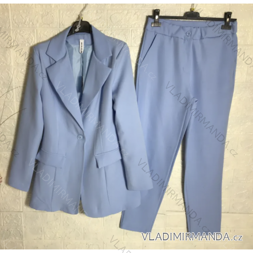 Šaty letní na ramínka dámské (S/M ONE SIZE) ITALSKÁ MÓDA IMPBB22B21841 Light blue XL