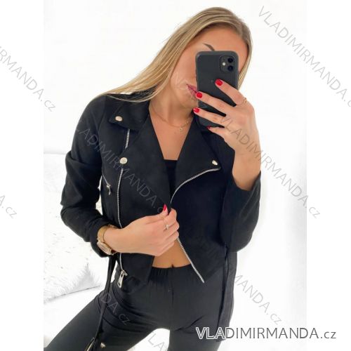 Cut leatherette jacket women's (s-xl) HF Woman collection IM9191759