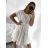 Women's sleeveless summer dress (UNI SL) ITALIAN FASHION IMK201505107 XL/2XL white