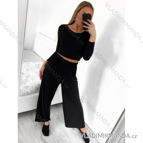 Šaty letní na ramínka dámské (S/M ONE SIZE) ITALSKÁ MÓDA IMPBB22B21841 S/M black