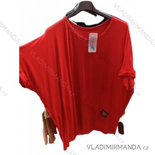 Women's Plus Size Oversize Long Sleeve Tunic (XL/2XL ONE SIZE) ITALIAN FASHION IMBM23016