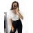 Long dress for women (UNI s-m) ITALIAN FASHION IMM20FL5620 S/M black